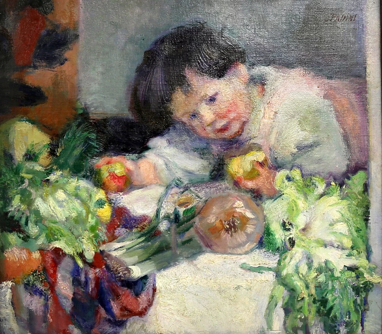 Bambino e la frutta, 1913 - Palazzo del Tè, Mantova